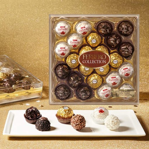 【2025 Flash Sales+ Free Shipping】Ferrero Collection 9.1 oz, 24 Count Premium Gourmet Assorted Hazelnut Milk Chocolate, Dark Chocolate and Coconut - Image 11