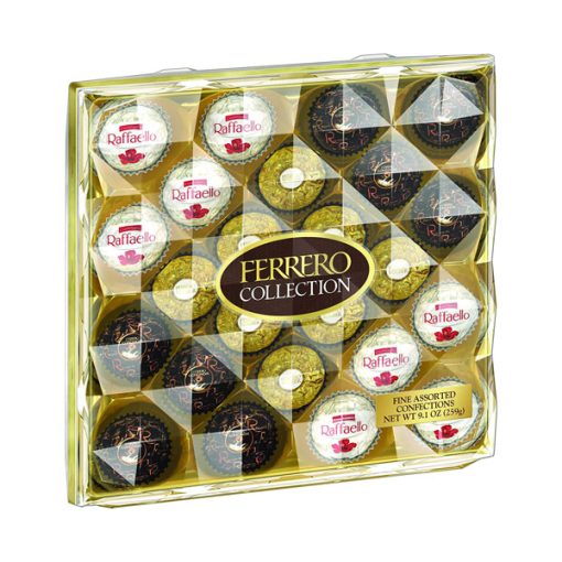 【2025 Flash Sales+ Free Shipping】Ferrero Collection 9.1 oz, 24 Count Premium Gourmet Assorted Hazelnut Milk Chocolate, Dark Chocolate and Coconut - Image 13