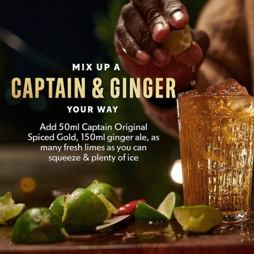 【2025 Flash Sales+ Free Shipping】Captain Morgan 1L Original Spiced Gold Rum - Image 3