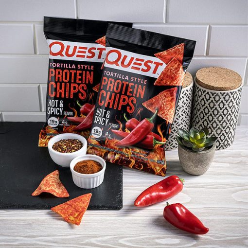 【2025 Flash Sales+ Free Shipping】Quest 1.1 Ounce Nutrition Hot & Spicy High Protein Tortilla Style Protein Chips - Pack of 12 - Image 4