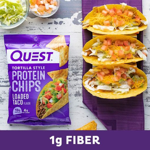 【2025 Flash Sales+ Free Shipping】Quest 1.1 Ounce Nutrition Tortilla Style Protein Chips & Loaded Taco - Pack of 12 - Image 5