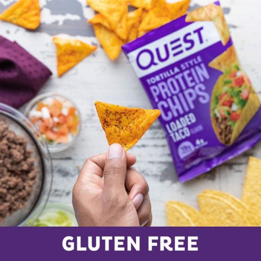 【2025 Flash Sales+ Free Shipping】Quest 1.1 Ounce Nutrition Tortilla Style Protein Chips & Loaded Taco - Pack of 12 - Image 6
