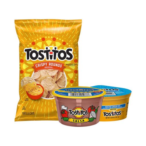 【2025 Flash Sales+ Free Shipping】Tostitos 16 Count Variety Bite Sized Rounds Salsa Cups Nacho Cheese Cups & Chip and Dip Pack - Image 2