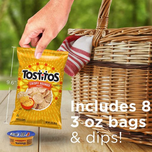 【2025 Flash Sales+ Free Shipping】Tostitos 16 Count Variety Bite Sized Rounds Salsa Cups Nacho Cheese Cups & Chip and Dip Pack - Image 5