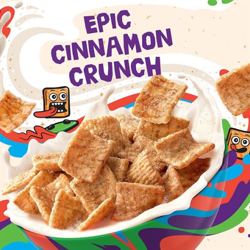【Flash Sale + Free Shipping】Cinnamon Toast Crunch Original Crispy Breakfast Cereal 16.8 oz.(2 Boxes) & Sugar Squares Toast Crunch 12 oz 1 box - Image 8