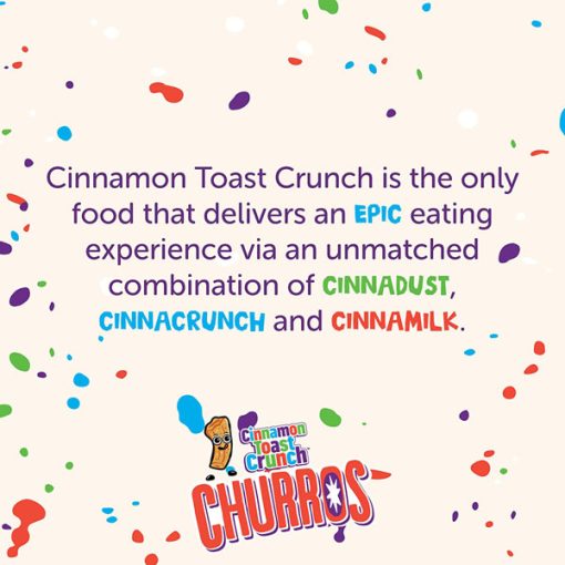 【Flash Sale + Free Shipping】Cinnamon Toast Crunch Original Crispy Breakfast Cereal 16.8 oz.(2 Boxes) & Sugar Squares Toast Crunch 12 oz 1 box - Image 10
