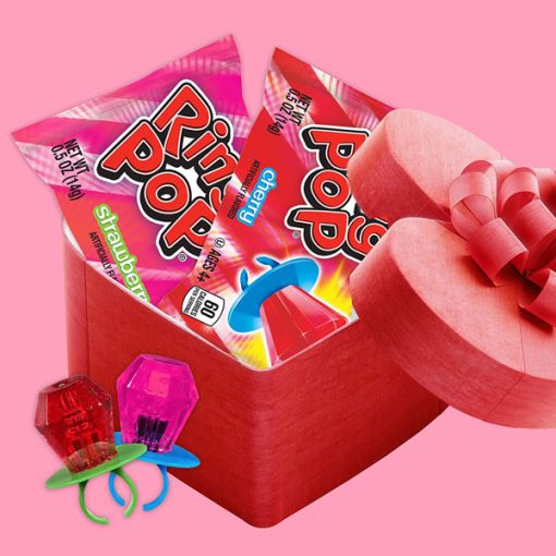 【2025 Flash Sales+ Free Shipping】Ring Pop Individually Wrapped Bulk 20 Count Lollipop Valentine's Day Variety Pack - Image 2