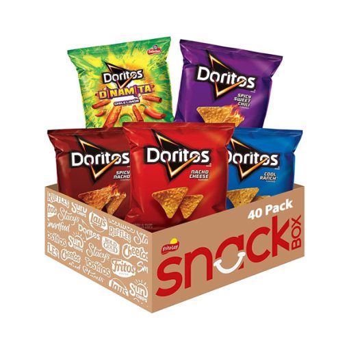 【2025 Flash Sales+ Free Shipping】Doritos 40 Count Flavored Tortilla Chips Variety Pack