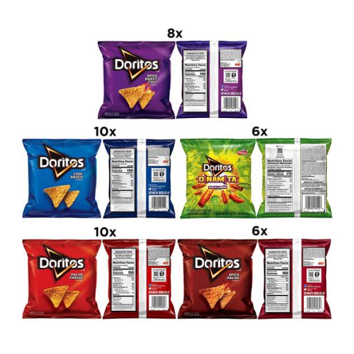 【2025 Flash Sales+ Free Shipping】Doritos 40 Count Flavored Tortilla Chips Variety Pack - Image 2