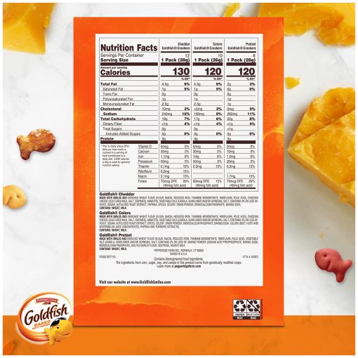 【2025 Flash Sales+ Free Shipping】Pepperidge Farm, Goldfish, Crackers, Classic Mix, 29 oz, Variety Pack, Box, Snack Packs, Pack Of 30 - Image 8