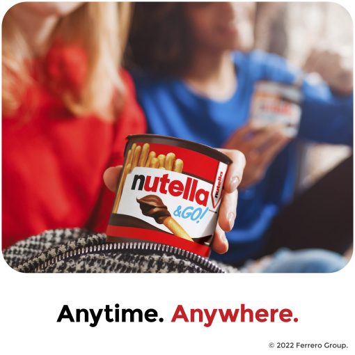 【2025 Flash Sales+ Free Shipping】Nutella & GO! Hazelnut and Cocoa Spread with Breadsticks, Snack Pack, 1.8 oz each, Bulk 24 Pack - Image 4