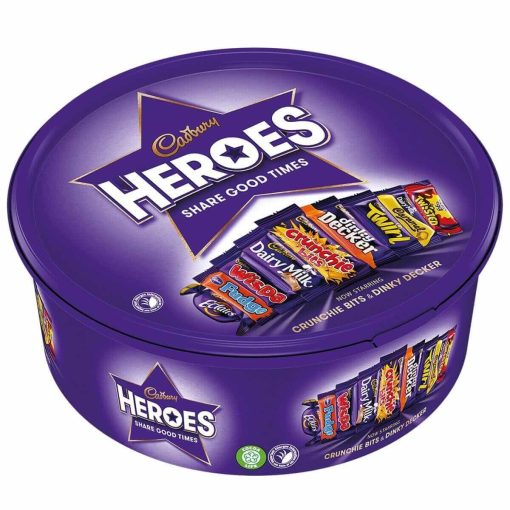 【Exclusive For New Users】Cadbury Heroes Assorted Chocolate Tub 550G