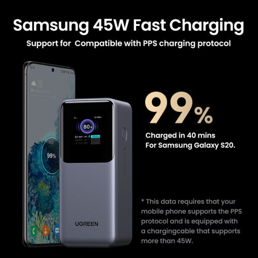 【New Users Only】20000mAh Powerbank PD 130W 2C1A Fast Charging Power Bank - Image 6