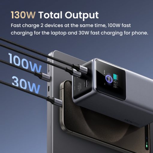 【New Users Only】20000mAh Powerbank PD 130W 2C1A Fast Charging Power Bank - Image 2