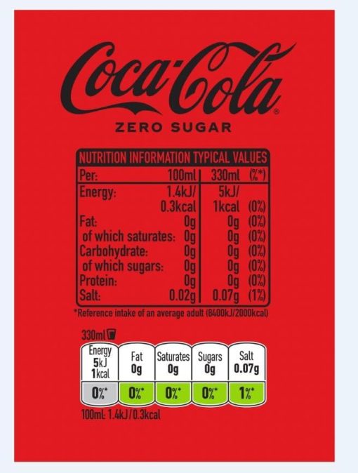 【First Order Discount】Coca-Cola Zero Sugar 24 x 330 ml - Image 2