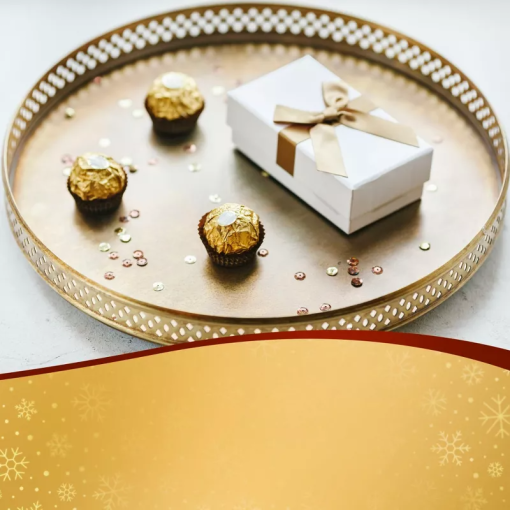 【First Order Discount】Ferrero Rocher Christmas Chocolate Gift Cube - 7.9oz - Image 2