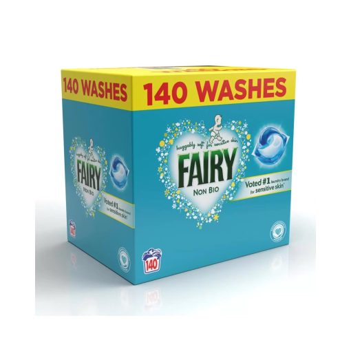 【First Order Discount】Fairy Non Bio Pods, 140 Washes, Laundry Detergent, Washing Liquid Tablets/Capsules