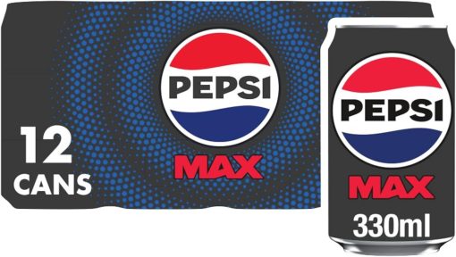 【First Order Discount】Pepsi Max Cans, 12 x 330ml