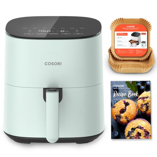 【First Order Discount】Smart Air Fryer, 5 QT Compact 9-in-1 Oven, Preheat, 450°F Max, Dishwasher-Safe - Image 7