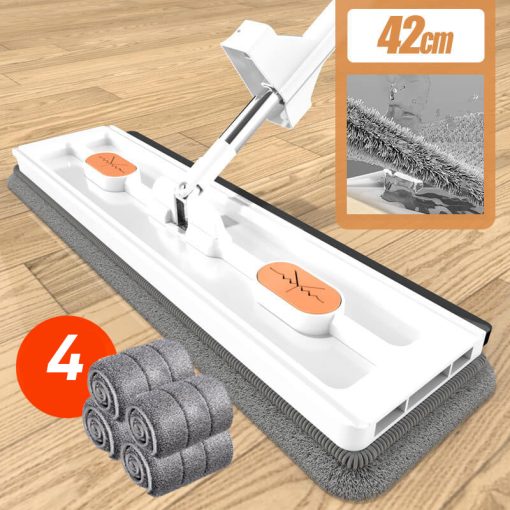 【Exclusive for new TK users】Large new style flat mop-4 pieces of rags - Image 2