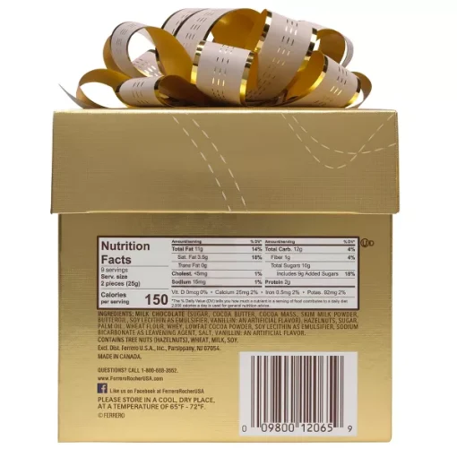 【First Order Discount】Ferrero Rocher Christmas Chocolate Gift Cube - 7.9oz - Image 6