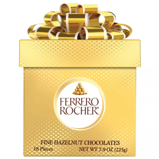 【First Order Discount】Ferrero Rocher Christmas Chocolate Gift Cube - 7.9oz